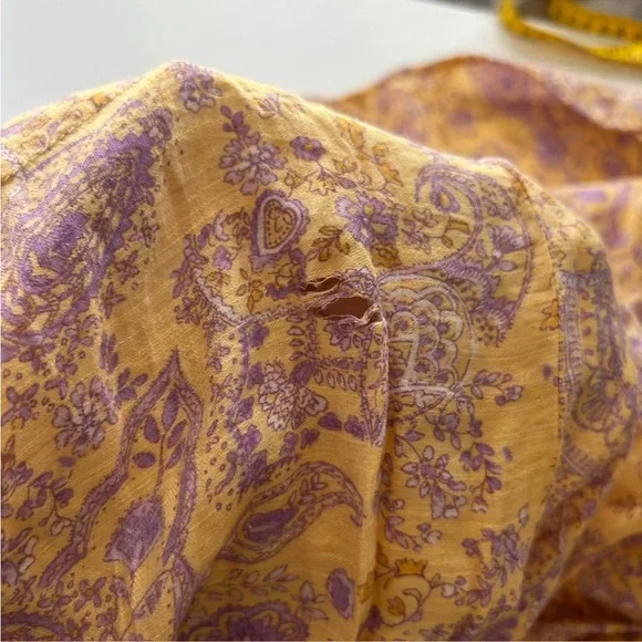 J Jill Boho Tiered Maxi Dress Paisley Print Sleeveless Cottagecore Peasant 2X - Picture 7 of 8